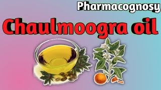 Pharmacognosy of Chaulmoogra oil [upl. by Almat]