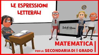 Le espressioni letterali  Algebra  Secondaria di Primo Grado [upl. by Harp]