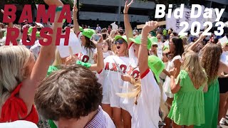 BAMA RUSH Bid Day 2023 [upl. by Nylanej]