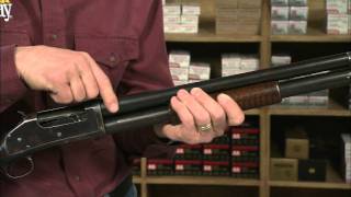 The Winchester Model 1897 Riot Pump Action Shotgun  Gun History  MidwayUSA [upl. by Yeliak113]