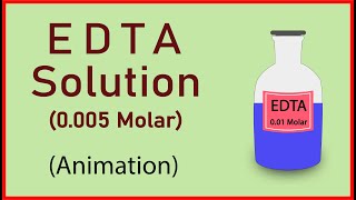 EDTA Solution 0005 molar  edta indicator preparation edta solution preparation amp standardization [upl. by Ulane]