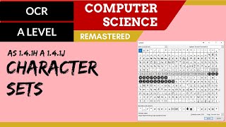 84 OCR A Level H046H446 SLR13  14 Character sets [upl. by Patterman644]