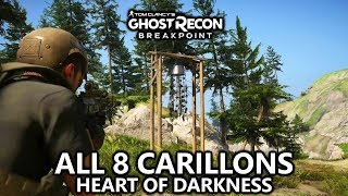 Ghost Recon Breakpoint  All 8 Carillons  Heart of Darkness AchievementTrophy Guide  Locations [upl. by Anhoj]