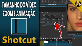 Shotcut Tutorial Como Mudar o Tamanho do Vídeo com Zoom e Animação [upl. by Notlimah]