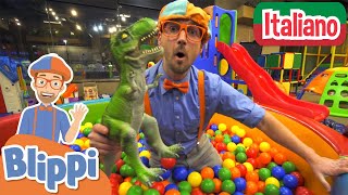 Impariamo con Blippi al parco giochi coperto  Blippi in Italiano  Video educativi per bambini [upl. by Ahsed]