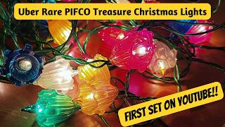 Rare Vintage PIFCO Treasure Christmas Lights [upl. by Elyc]