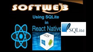 Using a SQLite in ReactNative 1  الاتصال بقاعدة بيانات سكلايت [upl. by Haianeb878]