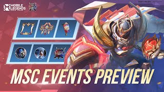 MSC 2023 Events Preview  Mobile Legends Bang Bang [upl. by Esinert]