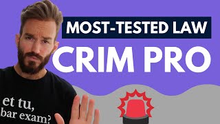 Criminal Procedure Bar Review Most Tested Areas of Law on the Bar Exam BAR BLITZ PREVIEW [upl. by Amling]