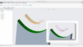 PTC Creo 40 tutorial Offset feature and Offset analysis [upl. by Eanad]