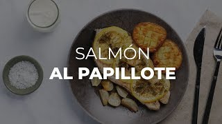 Receta de Salmón al Papillote sin horno  Fácil y Rápida [upl. by Gal507]