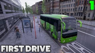 Fernbus Coach Simulator Lets Play  First Drive  1 [upl. by Mcconaghy]