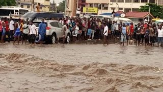 Kaneshie Flooded After Saturday Dawn Downpour [upl. by Gnet]