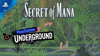 Secret of Mana PS4 Gameplay  PlayStation Underground [upl. by Lleinad]