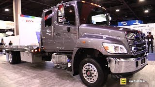 2020 Hino L6 Flatbed Truck  Exterior Interior Walkaround [upl. by Dewie]