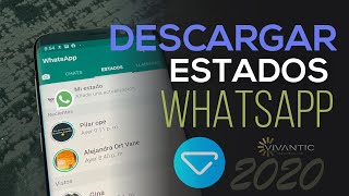 2 Formas Descargar Estados de WhatsApp Con y Sin Apps  2020 [upl. by Neelhtac]