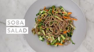 Soba Noodle Salad with Miso Dressing Recipe  goop [upl. by Quarta]