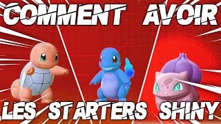 AVOIR LES STARTER EN SHINY SUR LETS GO PIKACHU amp ÉVOLI [upl. by Lovmilla]