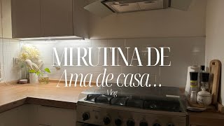 MI RUTINA DE AMA DE CASA  VLOG 🏡🧹🧼🧺 [upl. by Schalles]