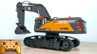 Huina 1592 Rc Model Excavator Unboxing first Test Scale 114 radio controlled model excavator RTR [upl. by Kloman]