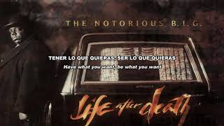 The Notorious BIG  Skys the Limit ft 112 Lyrics  Español  Ingles [upl. by Debi]