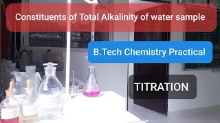 Determine Constituents of Total Alkalinity of water sample [upl. by Elleret]