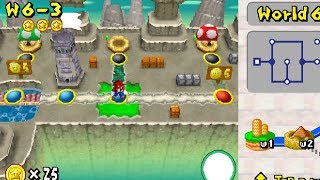 World 63  Star Coins  New Super Mario Bros DS [upl. by Dougald]