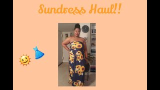 Sundress Haul  Plus Size amp Affordable [upl. by Melise]