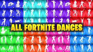 ALL FORTNITE OG DANCES amp EMOTES FROM CHAPTER 1 [upl. by Haldane779]