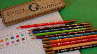 Staedtler Karat Colored Pencils a Vintage Pencil Review [upl. by Guy]