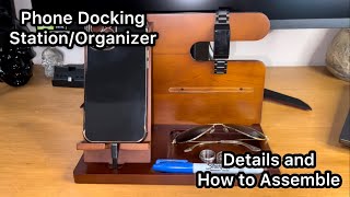 This Wooden Phone Docking Station makes a great gift for guys [upl. by Rosenbaum395]