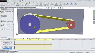 How to Make a Belt and Chain in SolidWorks  SolidWorks tutorial [upl. by Sirkin]