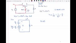 Circuit Analysis using Laplace Transform [upl. by Kuebbing]