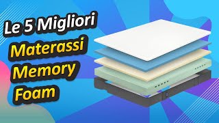 Le 5 Migliori Materassi Memory Foam [upl. by Inahs555]