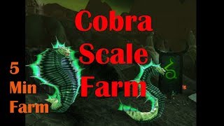 5 Minute WoW Gold farm  Cobra Scale Crafting [upl. by Rosaleen]