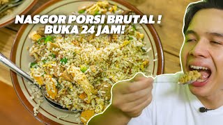 NASI GORENG SMOKEY PORSI BRUTAL  BUKA 24 JAM  RATING TINGGI BANGET [upl. by Rodenhouse]