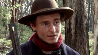 Callan McAuliffe on THE LEGEND OF BEN HALL 2016 Feature film [upl. by Sayer]