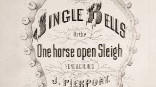 JINGLE BELLS Original 1857 Lyrics amp Chorus Tom Roush [upl. by Asirram550]