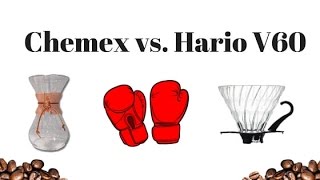 Coffeemaker Showdown 009 Chemex vs Hario V60  Round 1 [upl. by Elaval]