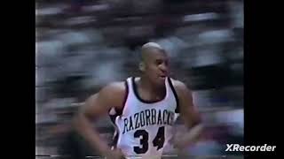 Corliss Williamson quotThe Big Nastyquot Arkansas Basketball 19921995 Highlights [upl. by Analise]