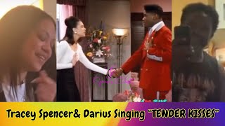 REUNITED Tracey Spencer amp Darius McCrary singing “Tender Kisses” [upl. by Htrow830]