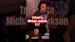 Drumming Tribute to Michael Jackson  Billie Jean shorts music drums [upl. by Ahsinrats]