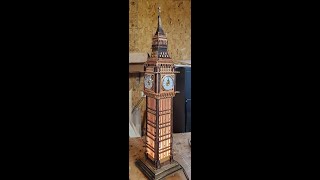 Big Ben Clock Tower  Scroll Saw [upl. by Buatti]