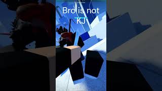 Bro is not kj robloxkj parkourreborn thestrongestbattlegrounds tsb funny battlegrounds [upl. by Mcconaghy]