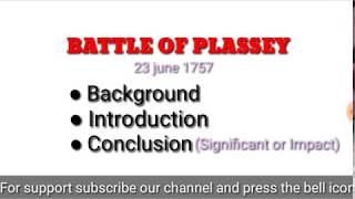 Battle of plassey 1757terrificstudypoint [upl. by Mercado]