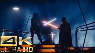 Darth Vader vs Luke Skywalker 4k UltraHD  Star Wars The Empire Strikes Back Fight Scene 12 [upl. by Reneta]