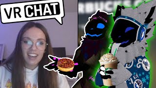 Furry Omegle But Its VRChat Starbucks [upl. by Christa]