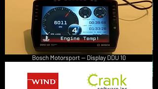 Bosch Motorsport Display unit with Storyboard on Wind River VxWorks [upl. by Yaffit4]