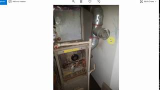 Power vent with 80 percent gas furnace  no chimney [upl. by Nathanoj]