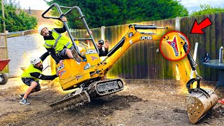 How To Operate A Micro Digger Mini Excavator [upl. by Akiraa790]